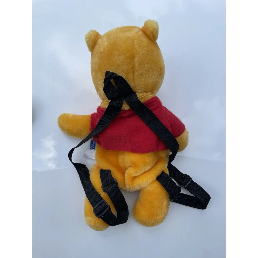 Vintage Disney Winnie The Pooh Plush Backpack Bag 16” LNC HTF